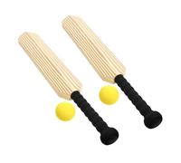 ERINGOGO Batte de Baseball en Eva 24 Pouces Légère et Portable, Lot de 2 Set de Battes et 2 Balles en Plastique, Jeu de Cricket pour Garçon et Filles et Famille, pour Entraînement et Sport