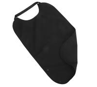 ERINGOGO Bavoir Adulte Lavable Imperméable avec Collecteur de Tablier Élastique Suspendu pour Repas Protection Vêtements pour Seniors et Personnes à Mobilité Réduite Noir