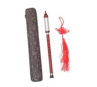 ERINGOGO Bawu Set With Chinese Knot And Storage Bag Handheld Wind Instrument Key Portable Bawu Flute For Beginners And Music Lovers