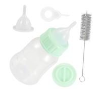 ERINGOGO Biberon De Tétine pour Animaux, Distributeur De Lait pour Chaton Et Chiot, Biberon Réutilisable en Pet, 120 ML Vert, Adapté à -né Et Petits Animaux Domestiques