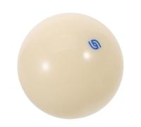 ERINGOGO Bille de Billard Blanche d'Entraînement 57 MM avec Point Bleu Boule de Snooker Standard pour Table de Billard Accessoire Précis pour Amélioration des Compétences et Jeu en Famille
