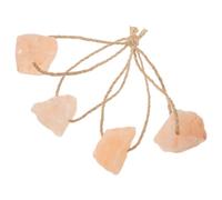 ERINGOGO Bloc de Sel à Lécher Minéral Naturel 4 Pièces pour Chevaux Bovins Cerfs Soutien Nutritionnel et Solide Facile D’Accès 50-70G pour Élevage