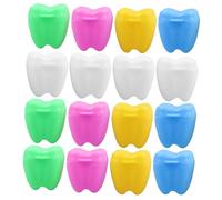 ERINGOGO Boîte à Dents De Lait Multicolore 12 Pièces Garçon Et Filles Rangement Pratique Plastique Léger Souvenir D’enfance Présent Garçon Fille
