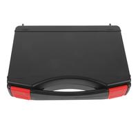 ERINGOGO Boîte à Outils Multifonction en Plastique résistant Noir - Mallette Portable Antichoc pour Atelier, Garage et Usage Domestique - Petite boîte de Rangement pour pièces et