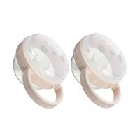 ERINGOGO Boîte à Tétine Anti-poussière Transparente Clip Pour Bébé, Accessoire Portable Pratique, Crochet Fixation Poussette, Rangement Hygiénique, Lot De 2, Ensemble Pour Change