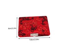 ERINGOGO Boîte Anches Hautbois Soie et Étui Compact pour Rangement Pratique Protection Anches Portable Rouge