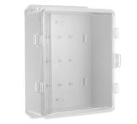 ERINGOGO Boîte de Dérivation Électrique Étanche pour Électronique et Connexions de Câbles, Coffret ABS Blanc, Intérieur Spacieux, Installation Facile, pour Extérieur
