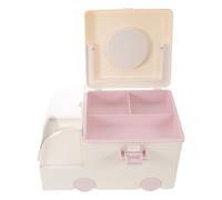 ERINGOGO Boîte de Premiers Secours Portable Grand Format en Métal avec Poignées, Étui d'urgence Rose Cerise, Organisateur de Remède Multifonction pour Maison, Voyage et Camping-Car