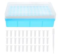 ERINGOGO Boîte de Rangement Bleue en Plastique pour Accessoires D'éclosion de Crevettes avec Tubes de Collecte et Outils Faciles à Nettoyer pour Aquarium et Reproduction