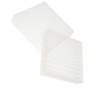 ERINGOGO Boîte de Rangement Cryogénique pour Tubes à Essai en Plastique 15Ml 18Ml 2Ml Support 100 Compartiments en PP Robuste Transparent Compatible Congélateur et Laboratoire