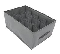 ERINGOGO Boîte de Rangement Vêtements Pliable Compartiments Gris Organisateur pour Pantalons et Sous-vêtements Casier Rangement Armoires Pratique et Léger pour Maison