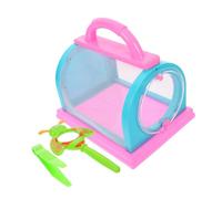 ERINGOGO Boîte Observation Insectes Portable Maille Respirante Cage Légère avec Pince et Loupe Kit Exploration Nature pour Garçon Fille Pratique et Réutilisable