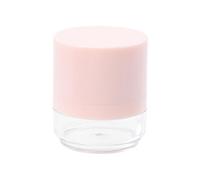 ERINGOGO Boîte Poudrière Portable Compacte pour Poudre avec Houppette Étanche et Résistante pour Maquillage et Voyage sans Miroir Rose