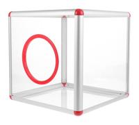 ERINGOGO Boîte Transparente à Billets de Tombola 25 Cm en Acrylique, Urne pour Collecte de Dons et Jeu de Loterie, Boîte Multifonction pour Événements et Fêtes, 1 Pièce