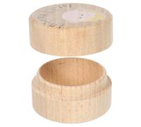 ERINGOGO Boîtes à Souvenirs de Coupe de Cheveux pour Bébé en Bois, Boîte de Rangement pour Cheveux de Naissance, Présent de Souvenir pour Garçon ou Fille