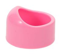ERINGOGO Bol De Nourriture pour Hamster Plastique Design Incliné Antidérapant Récipient Pratique pour Petits Animaux comme Cobayes Et Chinchillas Bol De Nourriture Rose