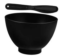 ERINGOGO Bol en Silicone pour Masque Facial Bâton Flexible 19 Cm - Kit de 2 Pièces, Compact et Portable, pour Soins du Visage à Domicile Voyage