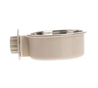 ERINGOGO Bol Suspendu Acier Inoxydable pour Animaux de Compagnie S Gris Renversement Facile à Nettoyer Compatible Cages Chiens et