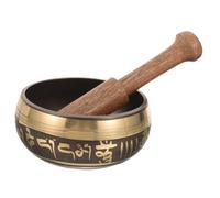ERINGOGO Bol Tibétain pour et Yoga Bol Chantant Bouddhiste avec Accessoire Spirituel Durable pour Relaxation et Style Aléatoire