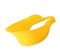 ERINGOGO Bonnet De Bain Silicone Étanche Pour Garçon Fille Des Oreilles Yeux Lors Lavage De Cheveux Ajustable Et Convient Aux Garçon Fille De Mois à Couleur Jaune Amusante
