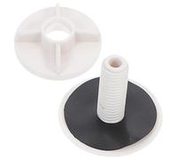 ERINGOGO Bouchon De Gouffre Couvercle D'Évier Cache-Trou De Robinet De Cuisine 1 Pièce ABS Blanc 1.85In Étanche Décoratif Pour Lavabo Salle De Bain