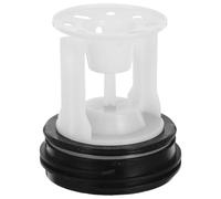 ERINGOGO Bouchon en Abs pour Pompe de Vidange de Machine à Laver, Filtre Étanche pour Tuyau D'évacuation, Accessoire Noir Adapté aux Tuyaux D'égout de Lave-linge