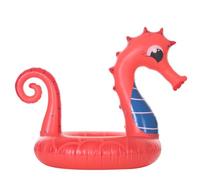 ERINGOGO Bouée Gonflable Facile à Gonfler en PVC Forme Hippocampe pour Adultes, Bouée Flottante pour Piscine et Plage pour Fête Baignade en Famille