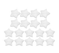 ERINGOGO Boules de Noël Transparentes en Plastique Creuses D’Étoile 5 Branches 103X103X43 MM Lot de 18 pour Décoration Sapin et Emballage Bonbons DIY