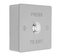 ERINGOGO Bouton-poussoir de Sortie en Acier Inoxydable pour Contrôle D'accès Commercial, Bouton de Déverrouillage Type 86 Boîte Métallique, Résistant aux Intempéries, Usage Intérieur