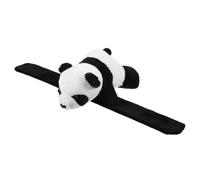 ERINGOGO Bracelet Slap Panda Pelucheux Thème Jungle Accessoire Animal Adorable pour Garçon Fille Décoration Poignet et Résistante de Fête pour Anniversaire et Halloween