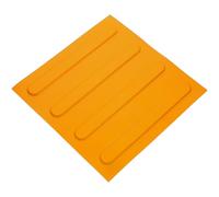 ERINGOGO Brique Aveugle Multifonctionnelle en Pvc Jaune pour Jardin et Patio, Design Simple et Pratique Motif Unique pour Personnes Malvoyantes