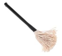 ERINGOGO Brosse à Barbecue Pinceau à Huile pour Barbecue Manche en Bois Foncé Coton, Grosse Quantité de Sauce, Tête Remplaçable, pour Grill, Cuisiniers et Ménagères