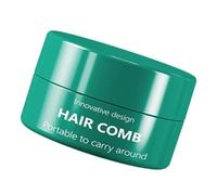 ERINGOGO Brosse à Cheveux Plate Démêlante Mini Verte Brosse de Massage Cuir Chevelu Femme Portable pour Voyage Compacte