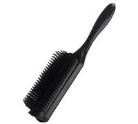 ERINGOGO Brosse Coiffante à 9 Rangées Noire pour Cheveux Bouclés et Épais, Peigne Démêlant Anti-électricité Statique, Outil de Coiffage Polyvalent pour Hommes et Femmes, Usage Quotidien
