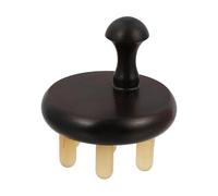 ERINGOGO Brosse de Massage en Bois de Violette Corne D'antilope Anti-statique Outil de Massage Sept Étoiles pour Cuir Chevelu Dos et Grattage Naturel pour Bien-relaxation