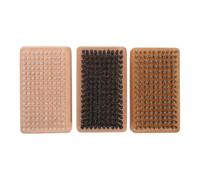 ERINGOGO Brosse de Ski 3 Pièces Poils en Fil de Cuivre Nylon et CRIN de Cheval - Brosses à Farter pour Snowboard et Skis Simples ou Doubles - Équipement de Cire pour Entretien et