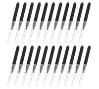 ERINGOGO Brossettes interdentaire en acier inoxydable et PP 50pcs noires pour soin des gencives et nettoyage interdentaire à domicile et en voyage