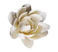 ERINGOGO Brûleur d'encens en céramique Lotus Fleur, Porte-encens en Forme de Lotus Chic et Moderne, récipient à encens pour et décoration intérieure, Blanc