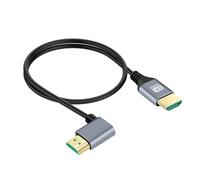 ERINGOGO Câble de de moniteur câble 8k cordon à cable electrique connecteur à angle droit Coque en alliage d'aluminium