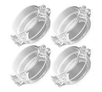 ERINGOGO Cache de Sécurité pour Porte 4pcs Protection Garçon et Filles Verrouillage Anti-accident Plastique Adhésif pour Maison