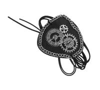 ERINGOGO Cache-œil Rétro Cuir Pour Adultes Accessoire De Cosplay Unique Pour Et Masques Design Punk Vintage Pour Halloween Et