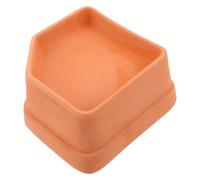 ERINGOGO Cachette en Terre Cuite Marron pour Tortues et Amphibiens Simulation D'habitat Naturel et Espace Sécurisé, Grotte Fermée pour Terrarium Reptile