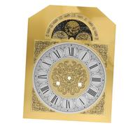 ERINGOGO Cadran Horloge DIY Métal avec Chiffres Arabes Classiques Disque Quartz Robuste Remplacement Mécanisme pour Horloge Murale Table