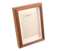 ERINGOGO Cadre D’Exposition pour Médailles en Bois 7 Pouces, Vitrine Murale pour Marathon, Boîte de Rangement Rembourrée pour Médailles et Badges, Cadre Décoratif Protecteur pour