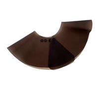 ERINGOGO Cape de Coiffure Silicone Petite Grise Protection de Cou Ajustable pour Coupe de Cheveux Salon et Domicile Matière Écologique Facile à Nettoyer et Sécher Rapidement