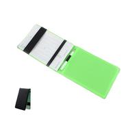 ERINGOGO Carnet de Score Portable PU Noir Protège Cartes Résistant à Eau Sueur Support Compact pour Comptage des Points Terrain