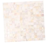 ERINGOGO Carrelage Mural Auto-adhésif sans Joint Blanc Perle Décoration DIY pour Cuisine Salle de Bain et Salon Motif Unique Résistant à Humidité Paste pour Décoration Intérieure