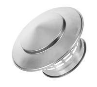 ERINGOGO Chapeau de Cheminée Inoxydable Résistant Pluie et Vent Couvre-Conduit Extérieur Léger et Facile à Installer Protection Anti-pondération pour Cheminée Jardin et Maison