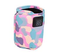 ERINGOGO Chauffe Biberon USB Portable pour Né Housse Isolante Antidérapante Réglable Maintien Au Chaud Heures Compatible Plupart des Biberons Facile à Nettoyer pour Sorties et Nuits