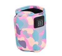 ERINGOGO Chauffe Biberon USB Portable pour Né Housse Isolante Antidérapante Réglable Maintien Chaud Heures Compatible Plupart des Biberons Facile à Nettoyer pour Sorties et Nuits